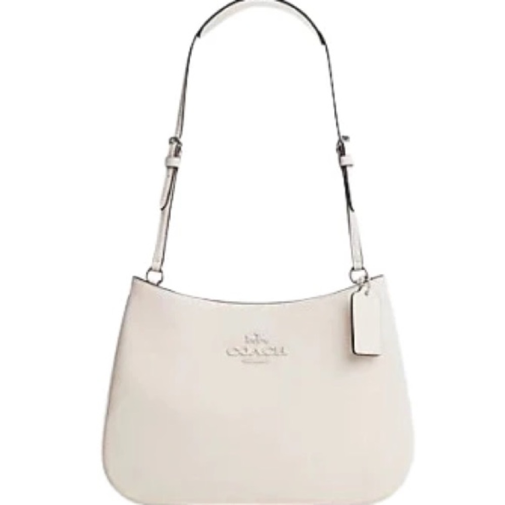 Coach Penelope Leather Shoulder Bag in Chalk